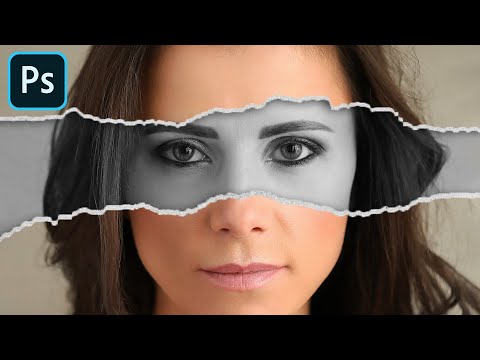Torn Paper effect in Photoshop | Ripped Paper effect