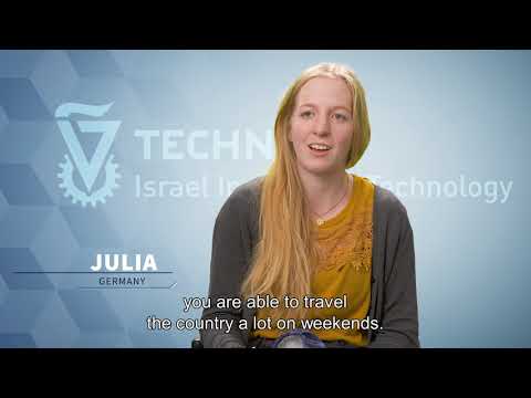 Why study at Technion? from Technion International students