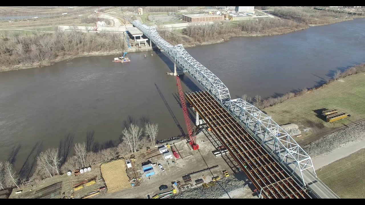 Aerial View of Fairfax Bridge in Kansas City YouTube
