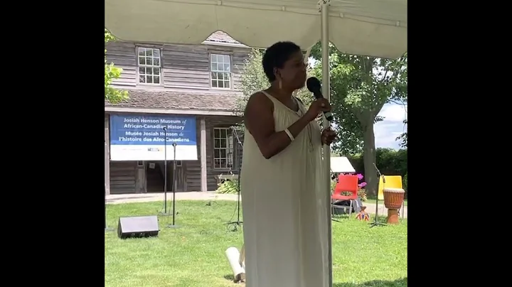 Tracy Cain sings..