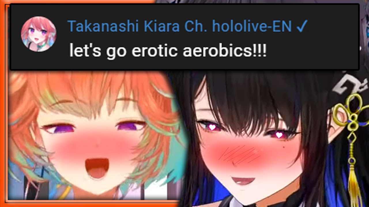Kiara Wants to do 𝐄𝐑𝐎𝐓𝐈𝐂 𝐀𝐄𝐑𝐎𝐁𝐈𝐂𝐒 with Nerissa 【HololiveEN】
