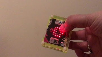 Acceleration and Magnetic force projects running on the microbit