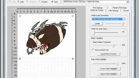 How to print Clip Art using MultiRIP GP Print From Application