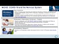 COVID + the Nervous System: A Conversation with NIH - Roundtable Report_NICHD