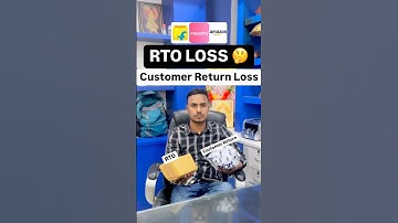 RTO vs Customer Return Loss 🤔#ecommerce #rto #cr