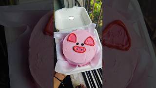 Pig theme bento cake 🐷🍰#shorts #pigcake #theme #piggycake #cakewars #illusioncake #rockcakes
