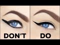 COMMON EYELINER MISTAKES TO AVOID!! | EYELINER DO'S & DONT'S!!