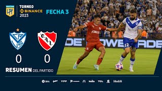  Fecha 3 false resumen de Vélez - Independiente