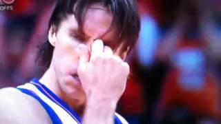 NBA2010 - Steve Nash Breaks Nose THEN Cracks it Back Into Place