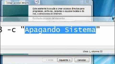 Truco Windows-Apagar la PC en Acceso Directo