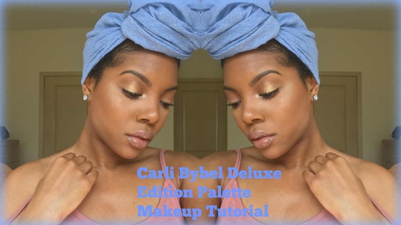 Carli Bybel Deluxe Palette Soft Glow Makeup Tutorial No Lashes