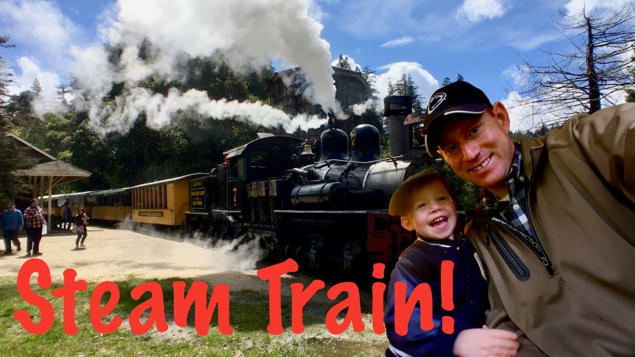 Riding a Steam Train with Isaac | Roaring Camp Railroad