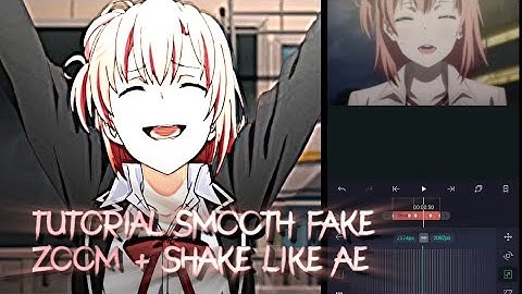 Tutorial smooth fake zoom & shake || alight motion