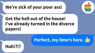 【Apple】 My wife and daughter kick me out of the house for being poor, so I left [Compilation