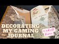 Decorating my gaming journal