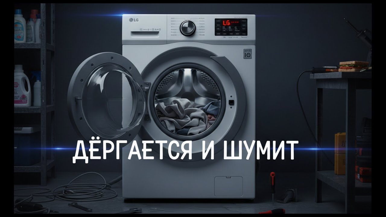 Стиральная машина LG шумит и дёргается — разбор и ремонт своими руками