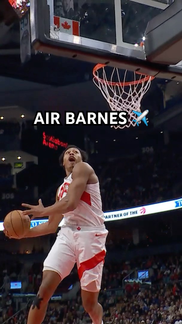 Barnes with the steal and WINDMILL!