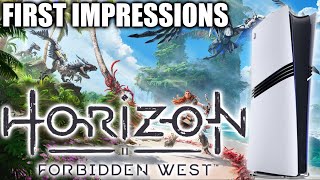 PS5 Pro: Horizon Forbidden West First Impressions! - Great on PRO