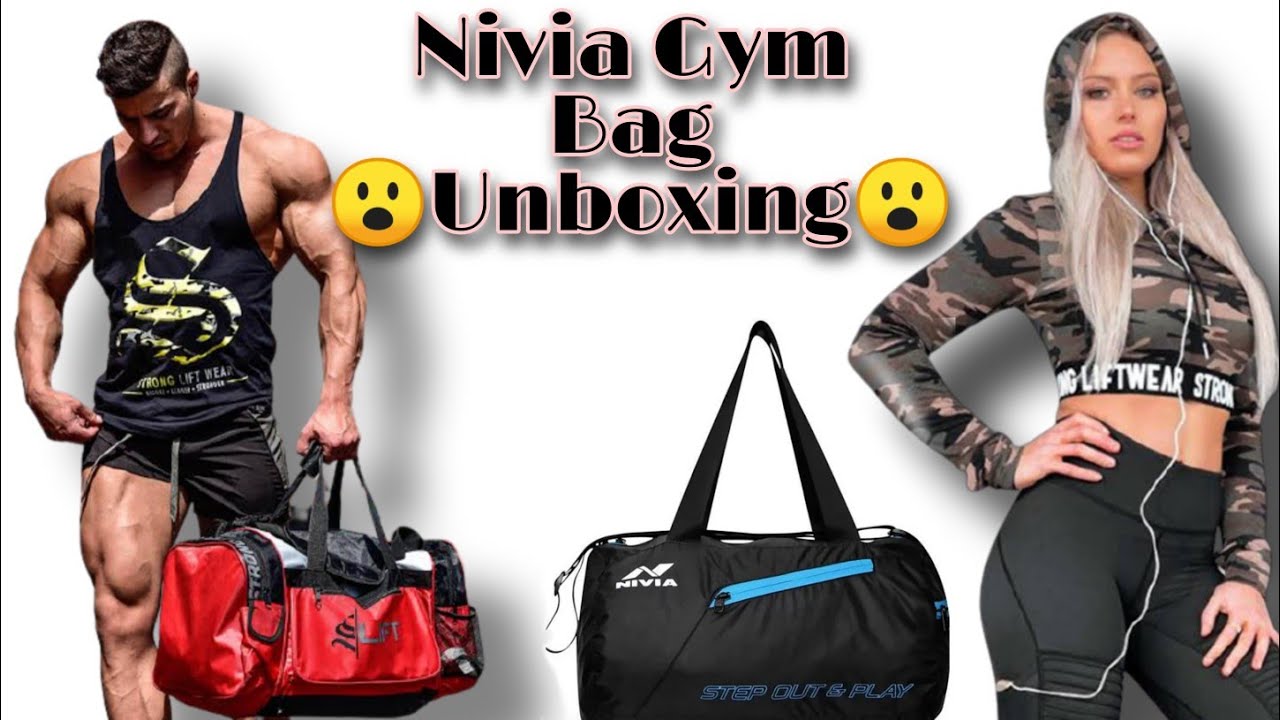 nivia gym bag