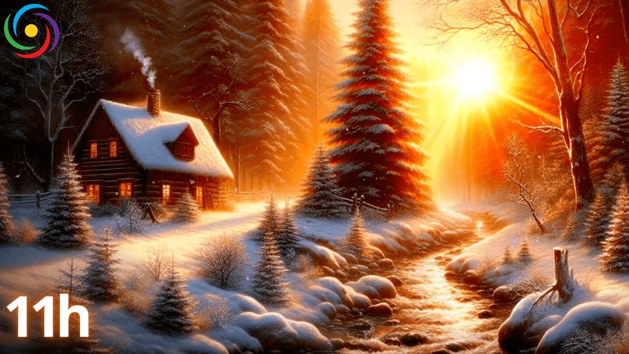 11h Ambijentalna Muzika 3 Elementa 🔥💧🌀 Žubor vode, Pucketanje Vatre i Zvuk Etra - Zlatno doba