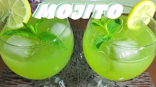 MOJITO. Cómo hacer limonada de menta y limones. Receta de cóctel con menta #mojito #mojitorecetas