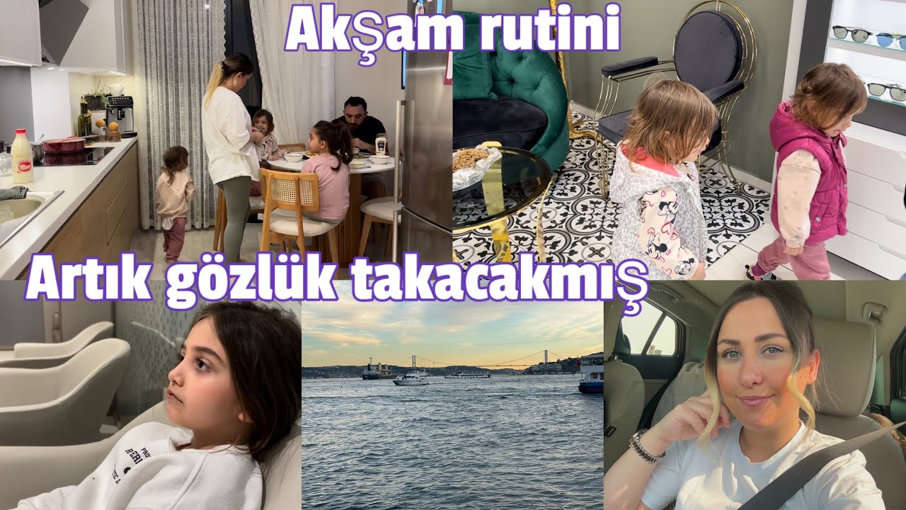 GÖZ DOKTORUNA GİTTİK⁉️BAŞ BAŞA BİR GÜN❤️YORULUNCA MARTIYA BİNDİK 😌BİZİMLE AKŞAM RUTİNİ🥣