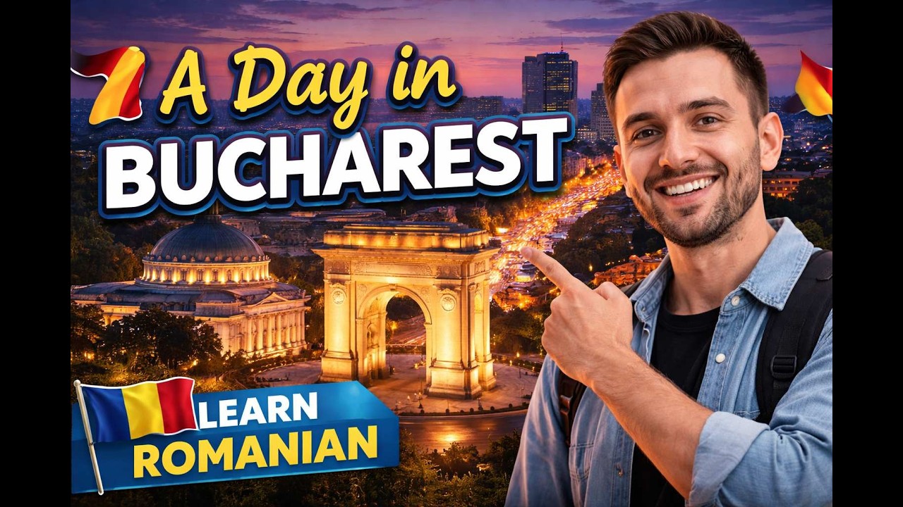 A Day in Bucharest  Romanian Listening Practice B1–B2  Ionel   Romanian & Beyond
