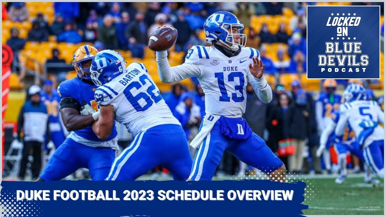 Early Thoughts on 2023 Duke Football Schedule YouTube