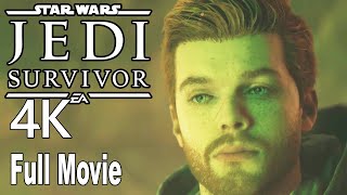 Star Wars Jedi Survivor All Cutscenes Game Movie 4K