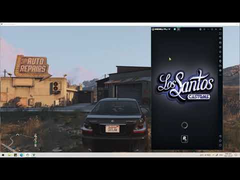 GTA5 - iFruit  앱을 이용하여 원하는 번호판 만들기 (앱 플레이어 실행) 아이폰, 구형 휴대폰 없어도 가능.