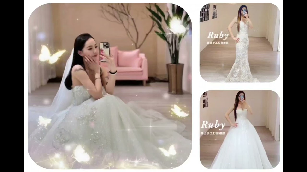 #法式輕婚紗#客製化結婚包套#禮服租借#婚紗攝影#新娘#個人寫真#2026禮服新款✨ʀᴜʙʏ ᴡᴇᴅᴅɪɴɢ採預約制✨私訊小盒子線上預約試穿- 📍台北市中山區德惠街5號B1📞02-2597-3639