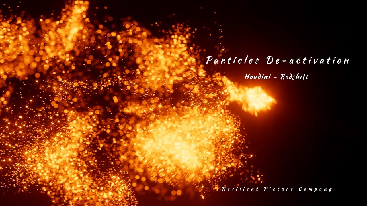 Particles Deactivation - Houdini - Redshift - YouTube