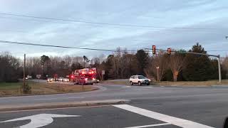 Suffolk Ladder 6 Responding through intersection