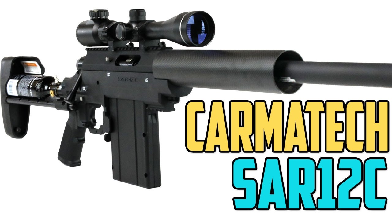 SAR12 Paintball Sniper Rifle - Carmatech Engineering at Paintball