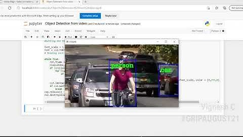Object Detection /Optical Character Recognition - IOT and Computer Vision - The Sparks Foundation