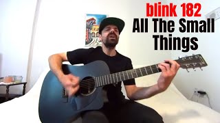 Video thumbnail of "All The Small Things - blink 182 [Acoustic Cover by Joel Goguen]"