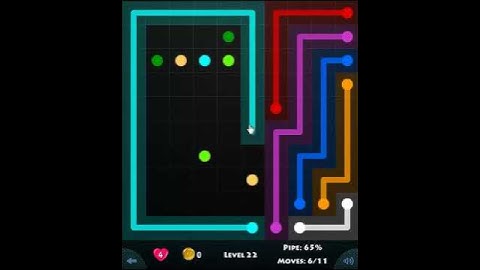 flow game facebook - jumbo pack level 22 Connect the dots