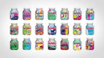 Nutella - 7 Milhões de Artes Diferentes com HP Indigo Mosaic