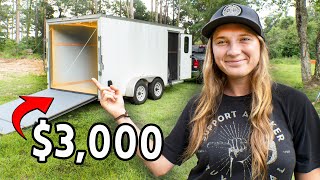 Adding Walls to our Budget Camper Build