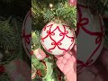 Raz 4" Red Bow Trellis Glass Christmas Ornament 4625063