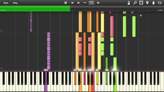 Rainbow Road - Mario Kart 64 Synthesia [60fps/HD] chords