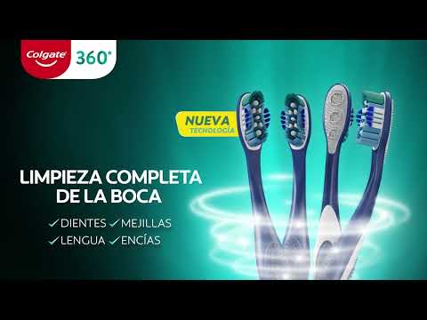 Cepillo Colgate 360°, limpieza bucal como nunca habías experimentado.