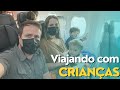 CHEGANDO EM PUNTA CANA - AEROPORTO  E AVIÃO COM 2 CRIANÇAS - VLOG 1