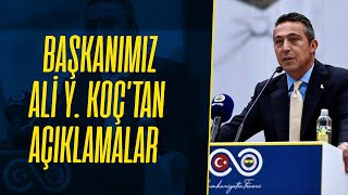 Başkanımız Ali Y. Koç'un YDK Konuşması