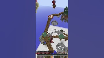 I learned how to bow boost!  #shorts #minecraft