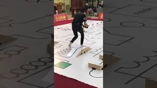 Line Follower Competition With Crazy Obstacles🤯 #Robot #Robotics #Linefollower #Competition #Arduino