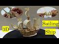 DIY Wooden Sailing Ship
