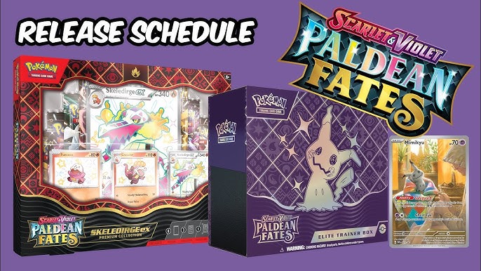 Pokémon TCG Reveals Paldean Fates ETB With Mimikyu Illustration Rare