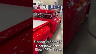 Blown 1956 chopped Chevy truck 🤙 Florida Car Show @ FLCarShow.Com