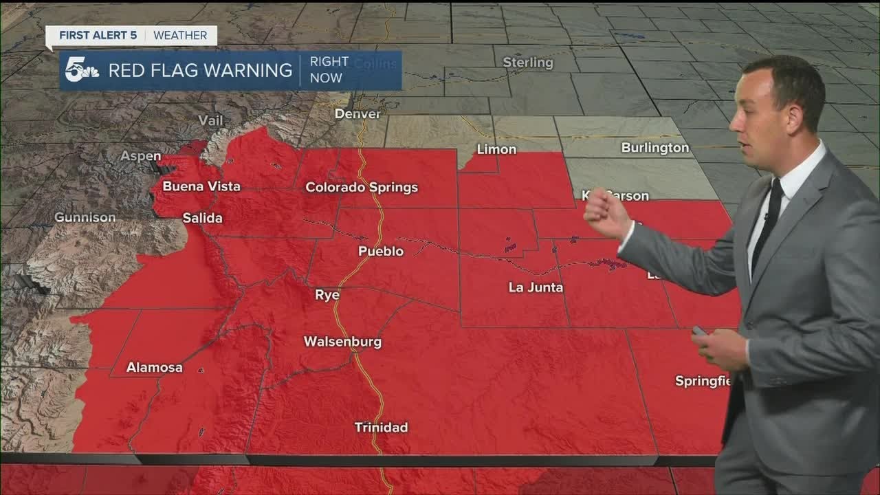 High fire danger today, strong winds with rain and pockets of snow ...